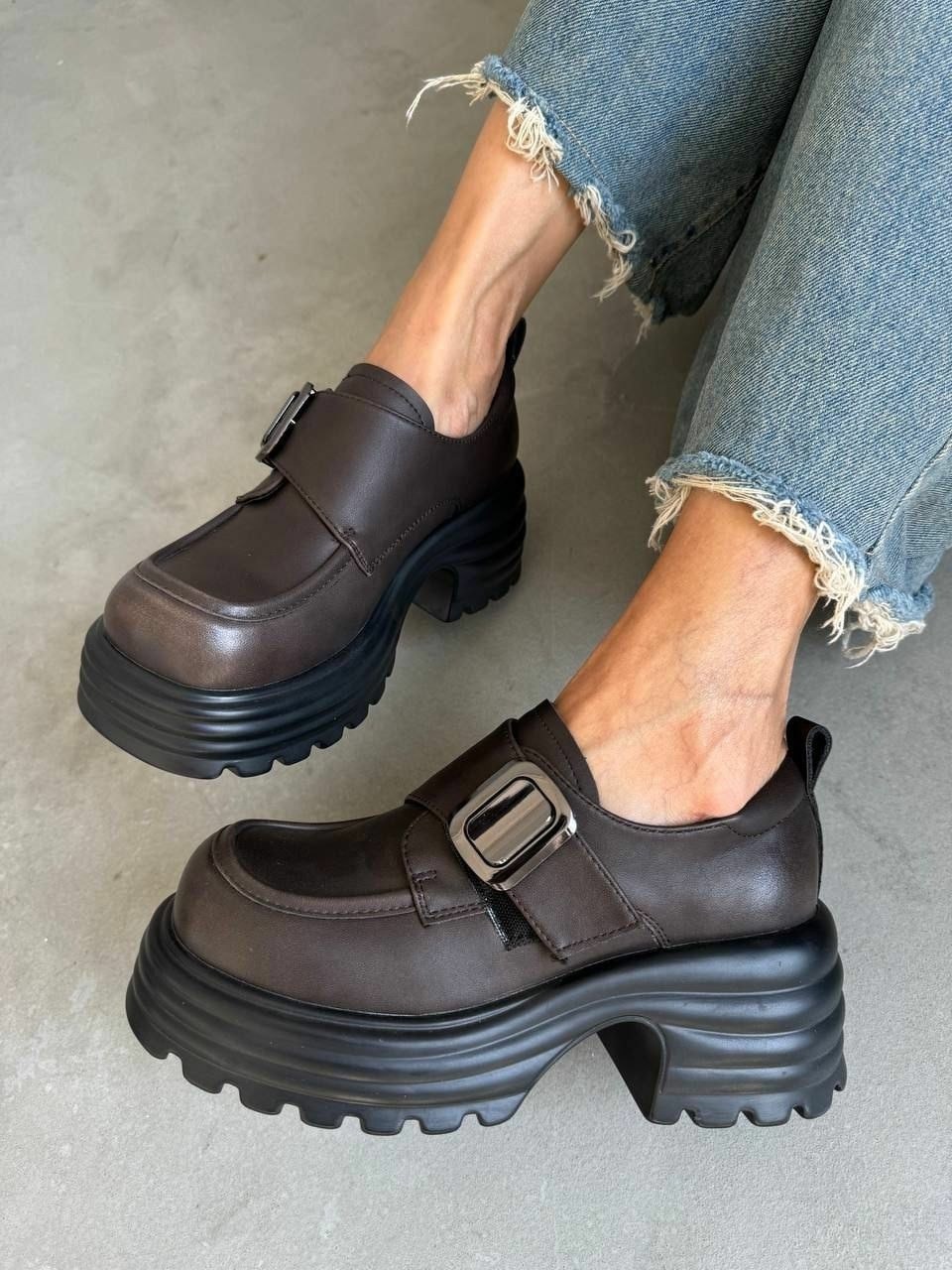 лоферы женские,,женская ,лоферы женские черные,туфли лоферы на платформе