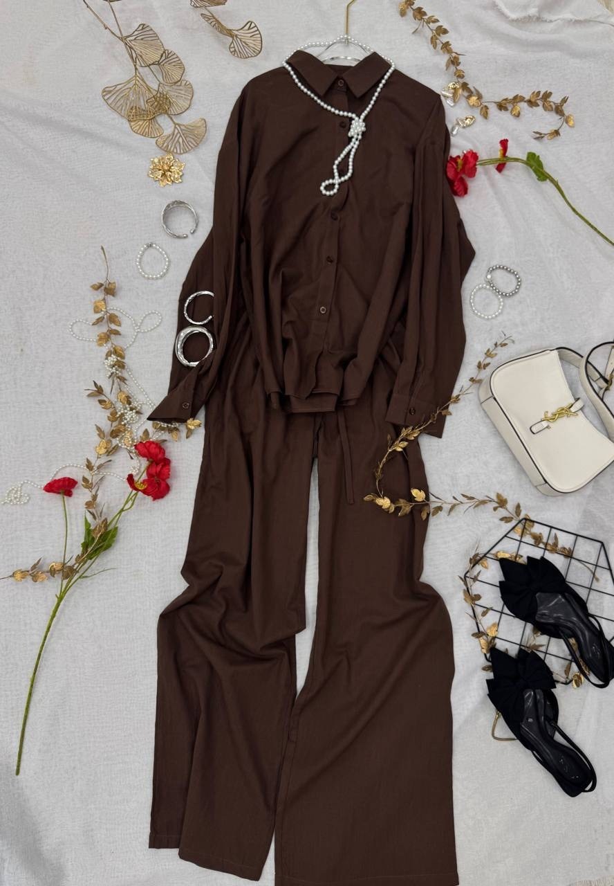 костюм брючный с блузой лен emberens 232766086,брючный костюм женский,костюм брючный с блузоном,костюм брючный 1053 голубой atelero,костюм брючный с блузой лен emberens голубой