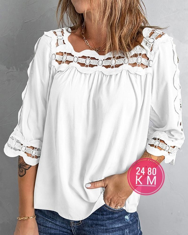 блузка с кружевными вставками,ажурная блузка,летние блузки женские,модная летняя блузка,блузка с кружевами