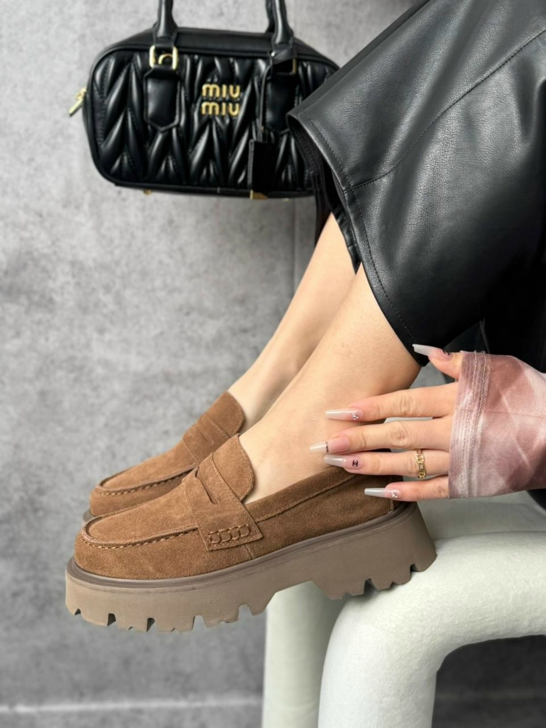 ,лоферы замшевые на платформе,лоферы из натуральной замши,лоферы,лоферы на платформе