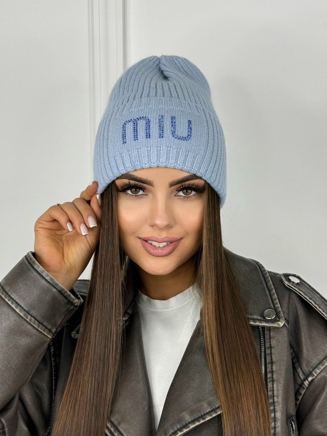 женская шапка,шапка из ангора с люрексом,шапка,шапка бини женская,шапка модная