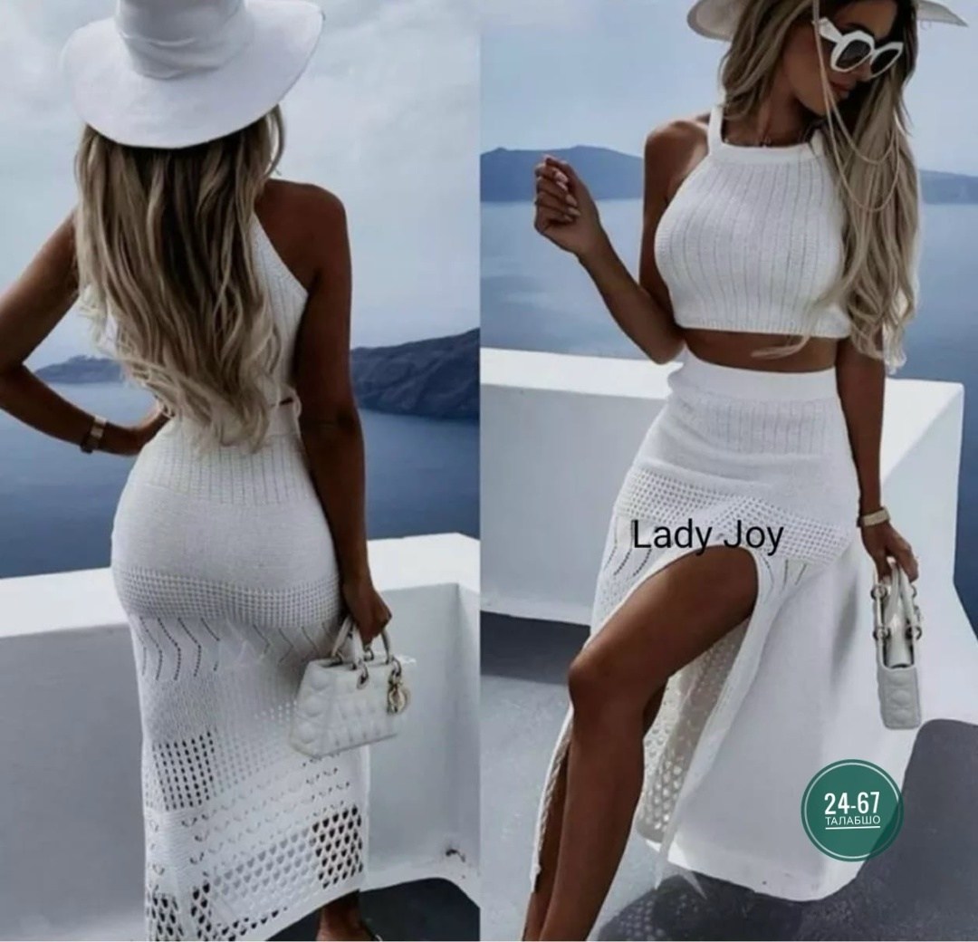 костюм с юбкой,вязаные костюмы,костюм женский,костюм юбка топ,платье пляжное