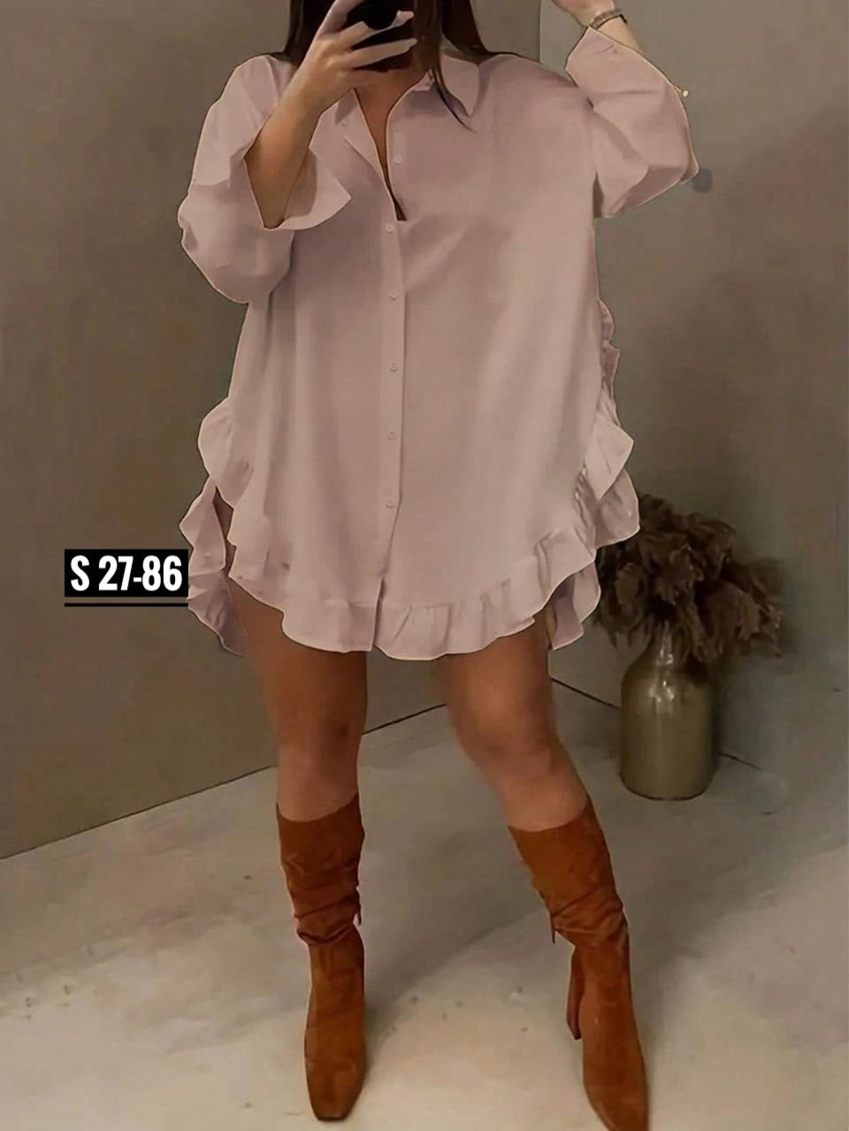 блузка с оборками,рубашка туника женская,повседневная рубашка,рубашка платье,рубашка с оборками