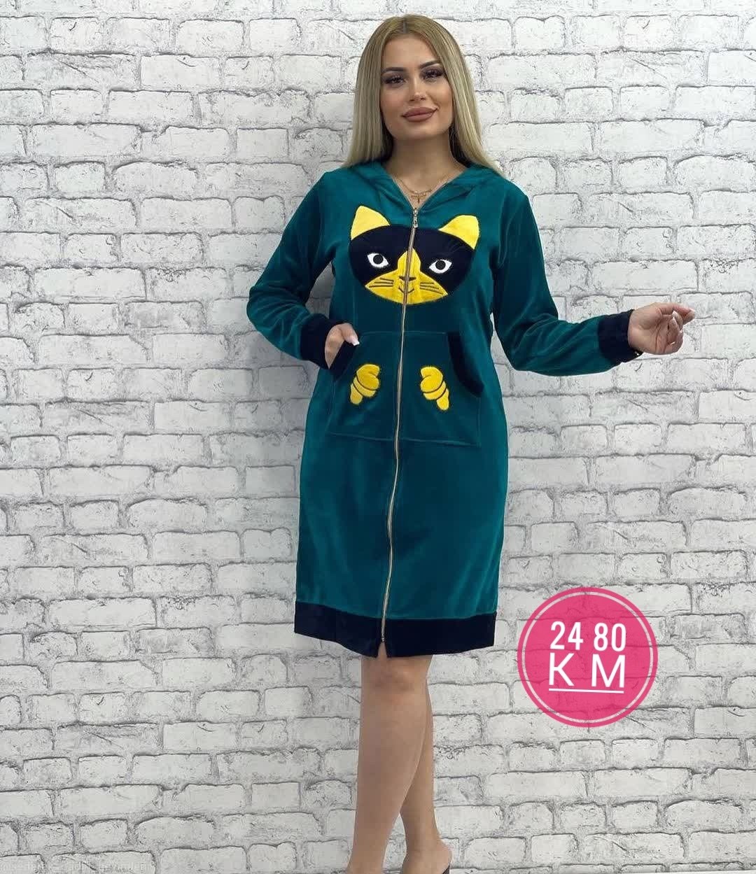 женский велюровый халат,халат женский,халат жен,халат женский домашний,халат с капюшоном