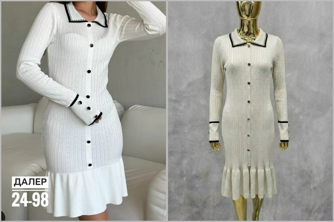 платье трикотажное мини,платье трикотажная,женское трикотажное платье,платье трикотажное с воланами emberens,трикотажное платье миди