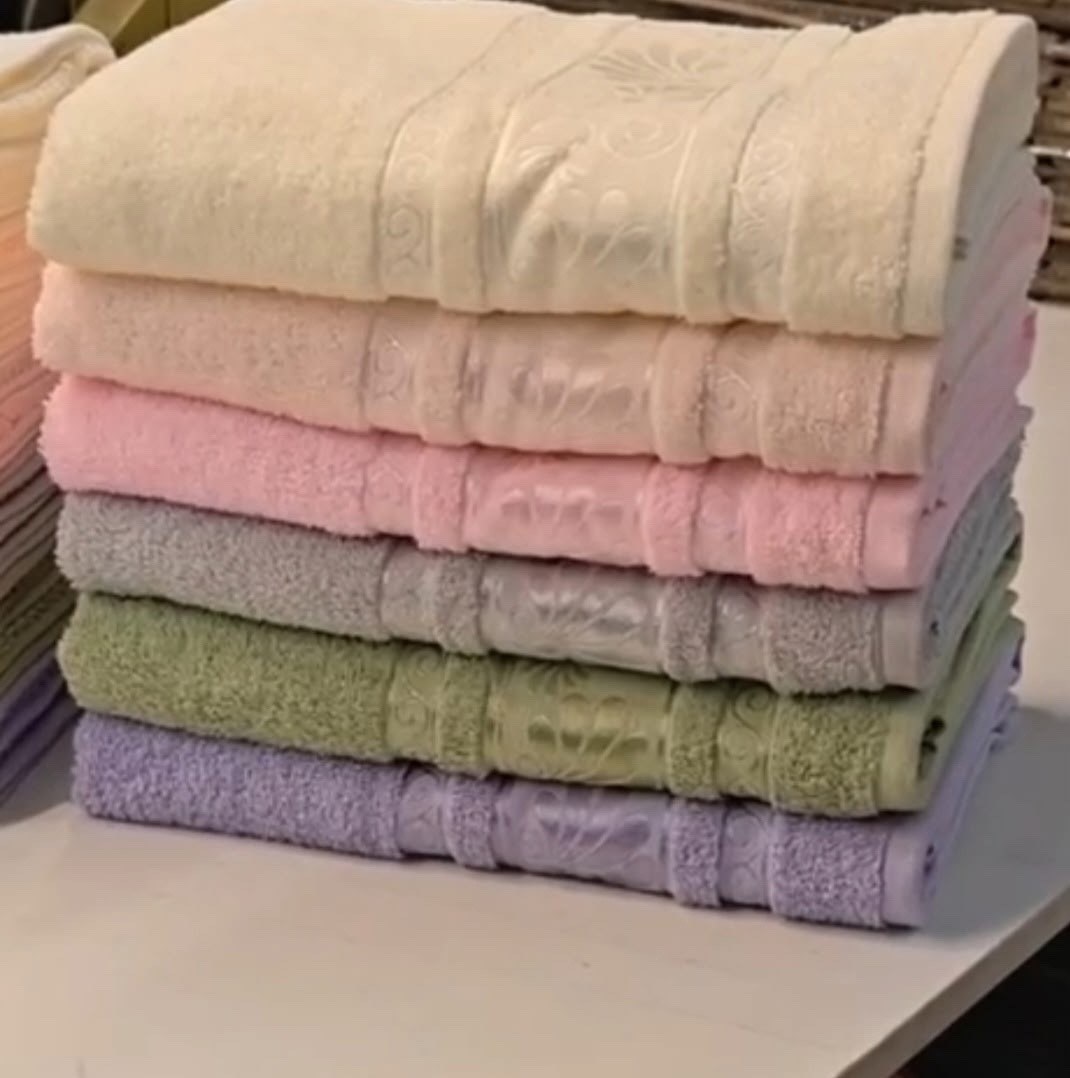 полотенце pupilla single (6 шт.) бамбук (50*90),полотенца махровая,набор полотенец,полотенца махровые бамбуковые,набор бамбуковых полотенец