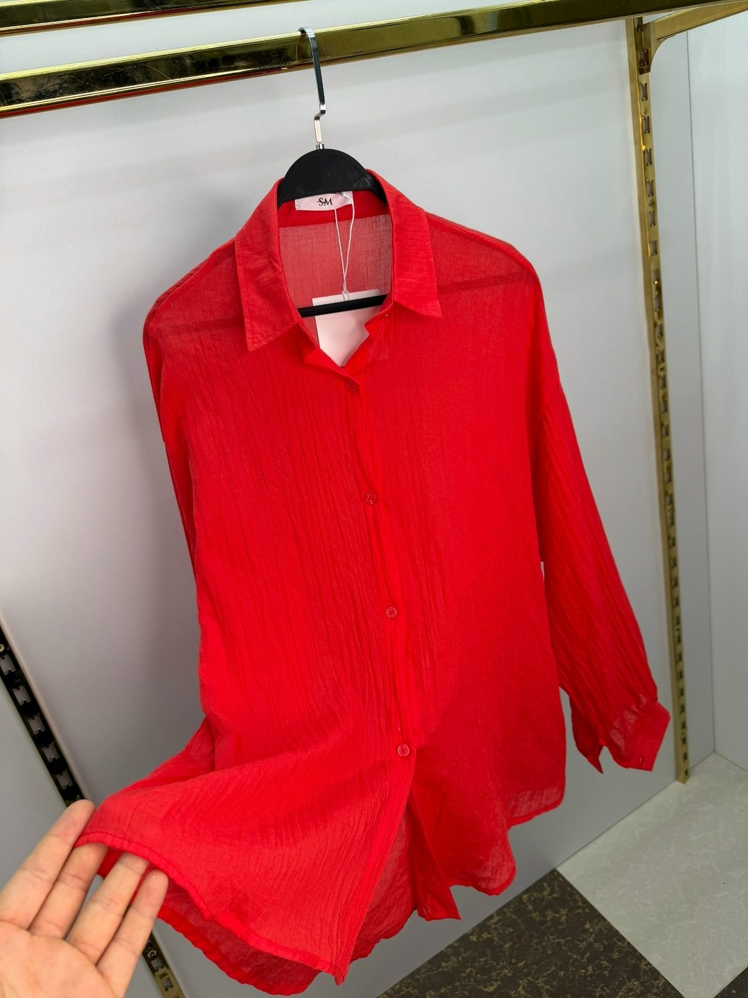 рубашка женская,стильная рубашка,рубашка летняя oversize прозрачная с широкими рукавами golubkova,рубашка летняя,рубашка женская голубая