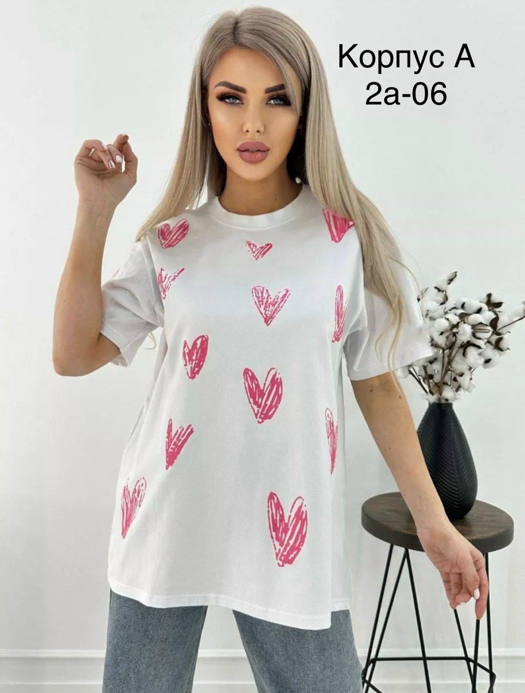футболки оверсайз с принтами,женские футболки с принтом,женская футболка,футболка оверсайз с сердцами,женская футболка оверсайз