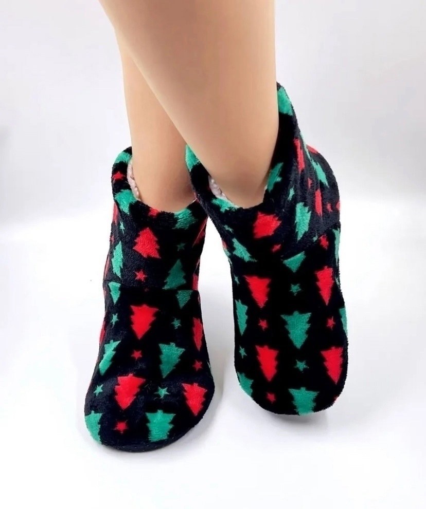 носки новогодние женские,тапочки носки домашние теплые k&h collection,тапочки домашние новогодние,тапочки домашние женские,носки новогодние