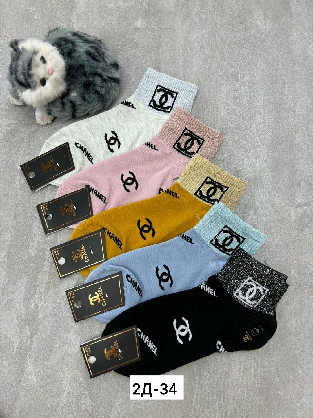 носки женские 10 пар,носки женские,комплект носки женские,носки chanel,носки мода