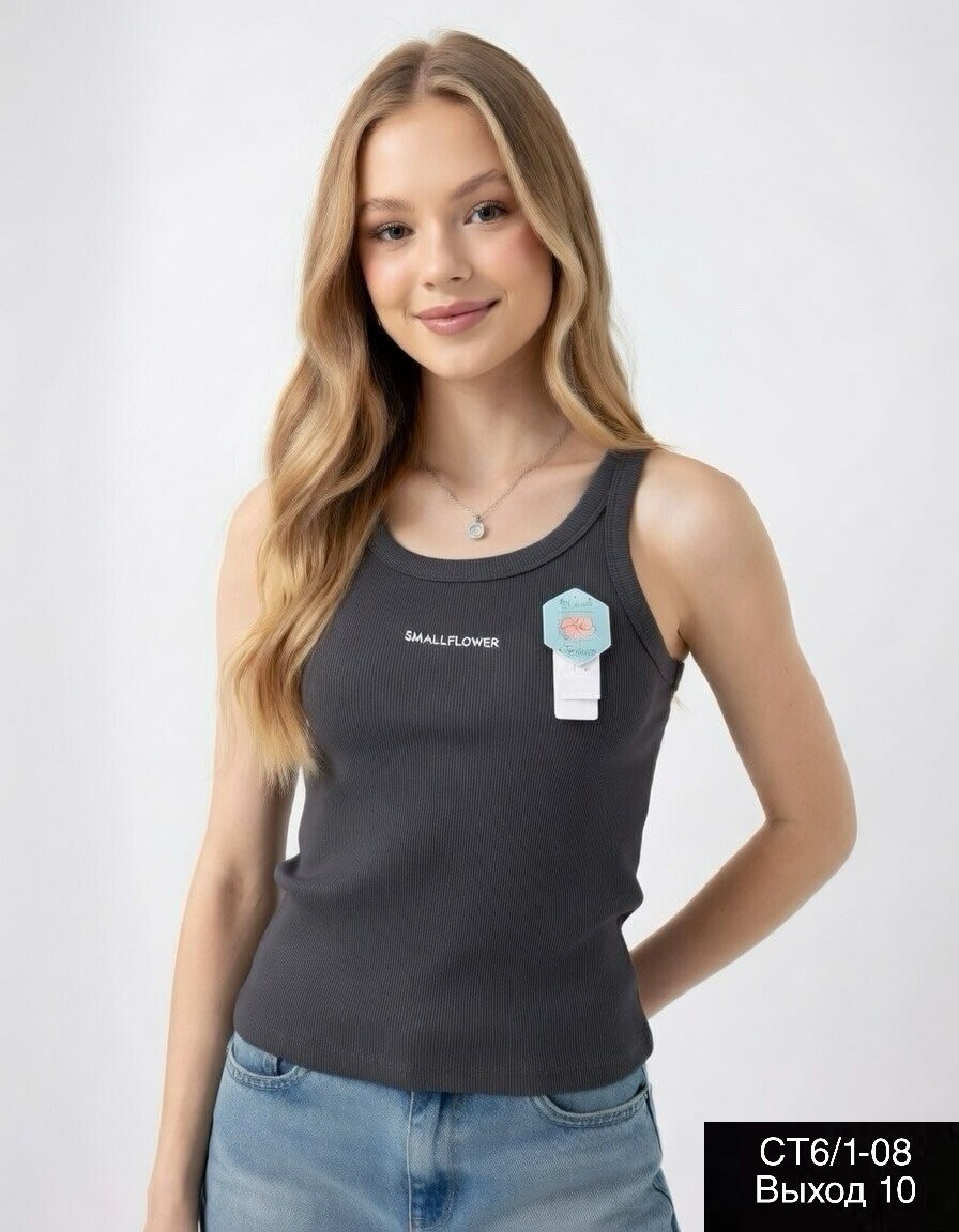 женская майка,майка топы,серая майка женская,женские топы,женская базовая майка