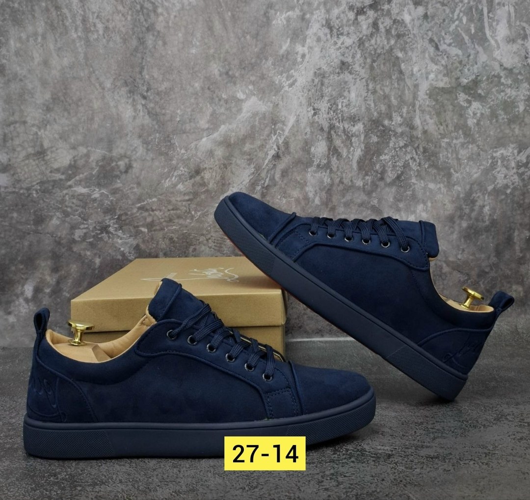 кеды для мужчин замш,замшевые кроссовки fun louis junior christian louboutin синий,кеды мужские christian louboutin,,мужские кеды