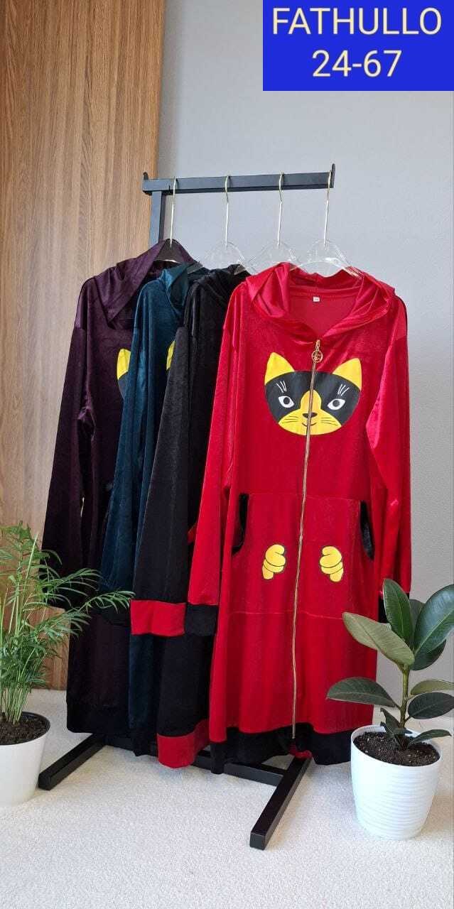 женский велюровый халат,халат жен,халат женский,халат женский домашний,халат с капюшоном