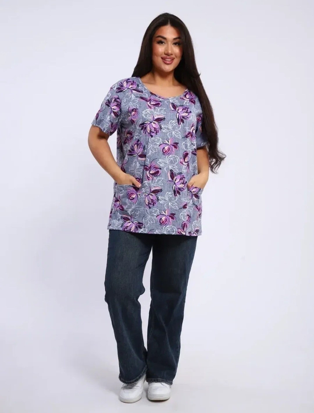 туника трикотажная,женская туника,туника для дома,блузка туника,туника большие размеров