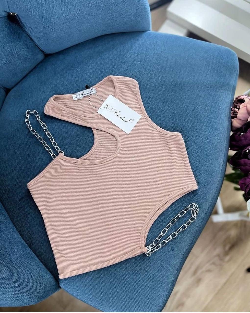 топ с цепочкой,топ женский,топик,кроп топ,кроп топ женский