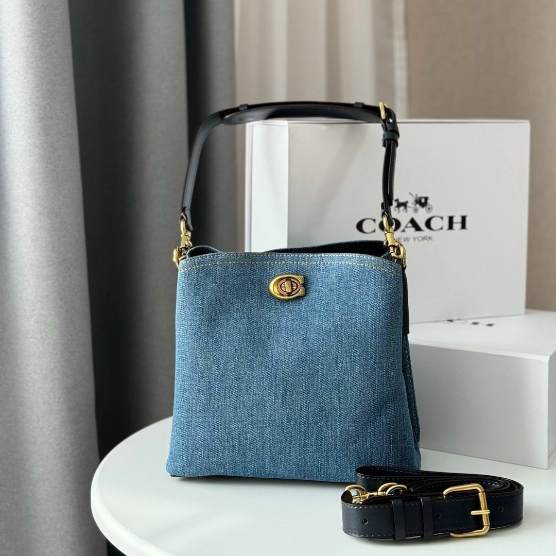 сумка женская coach,джинсовая сумка,сумки женская,сумка,сумка тоут женская