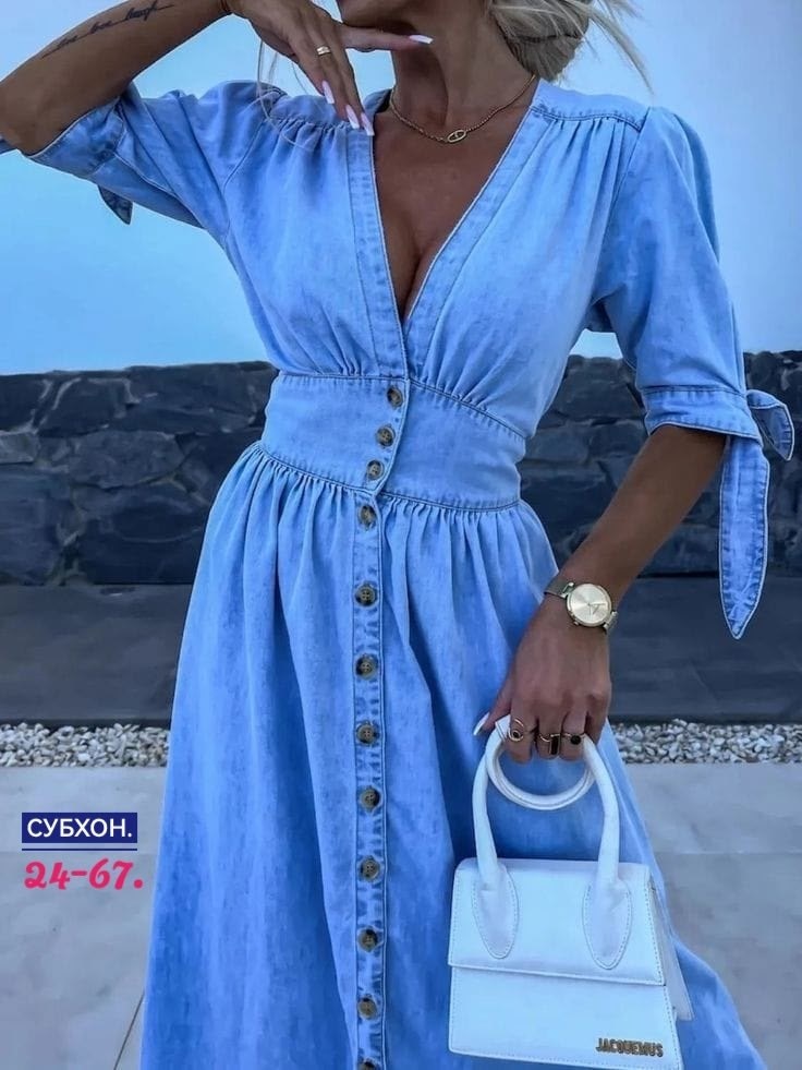 женское джинсовое платье,джинсовое платье,женское однотонное джинсовое платье,платье джинс,джинсовое платье сарафан миди style spark