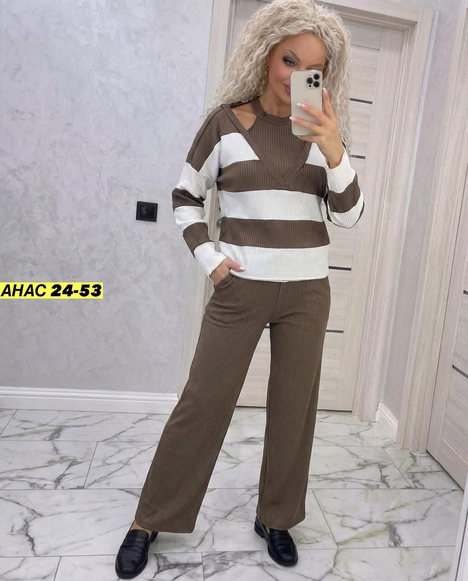 костюм женский,костюм женский кофта и штаны one size 42-48 арт. 1535266,костюм кашемировый женский брючный,трикотажные костюмы,костюм с брюками