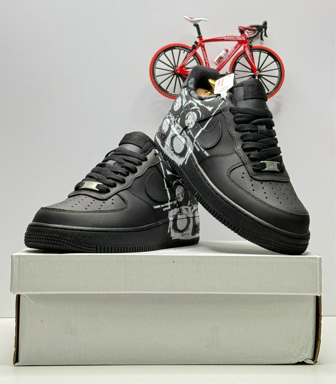 nike air force 1 supreme x cdg,кроссовки nike air force 1 supreme,кросcовки nike air force 1,nike air force 1 '07/ supreme/ cdg,кроссовки