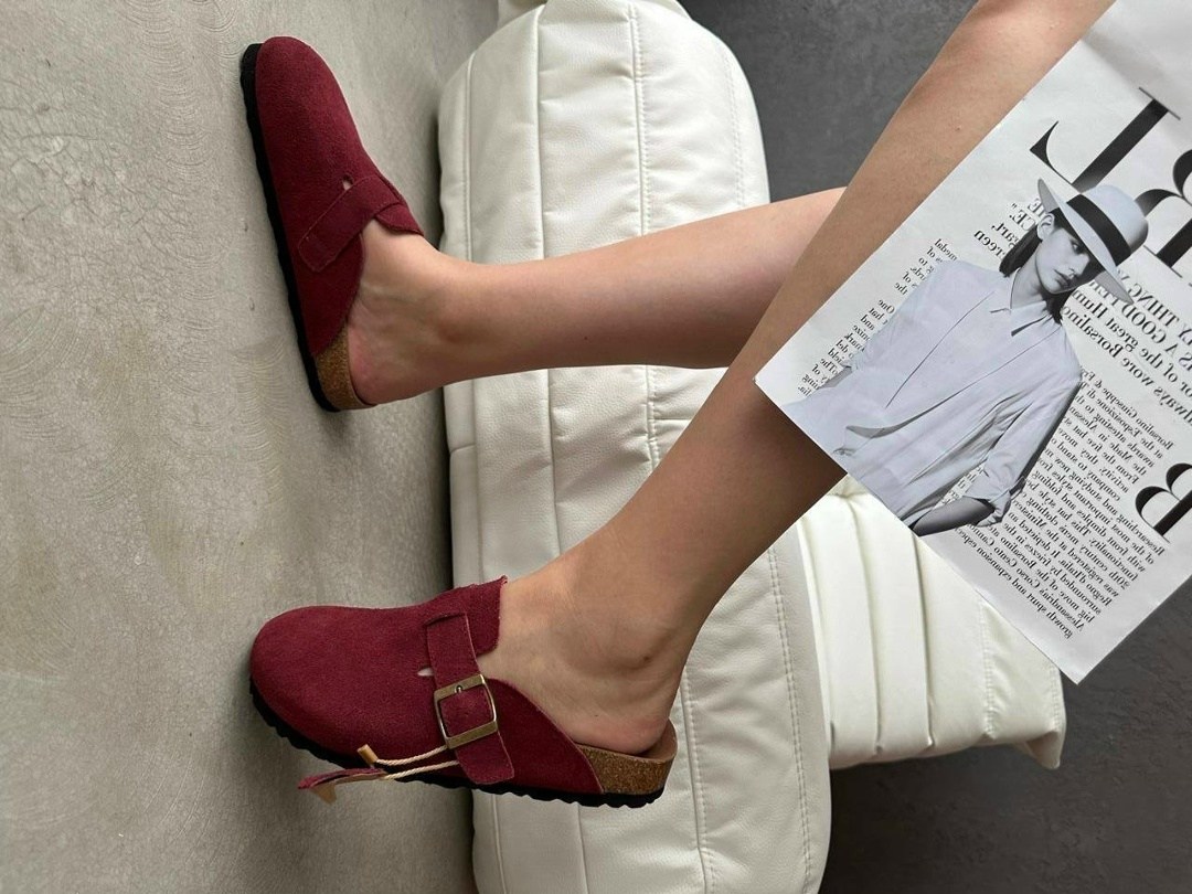 ,замшевые тапочки,обуви,домашние тапочки,сабо женские