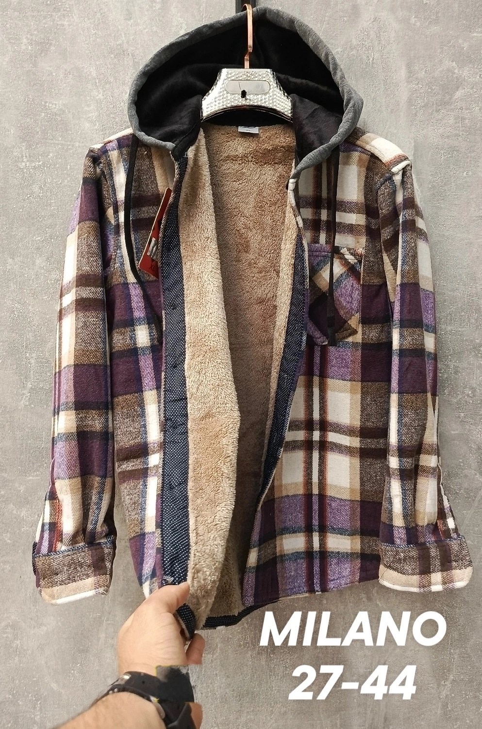 рубашка с капюшоном,рубашка в клетку с капюшоном,рубашка теплая в клетку с капюшоном,рубашка на меху,рубашка теплая в клетку