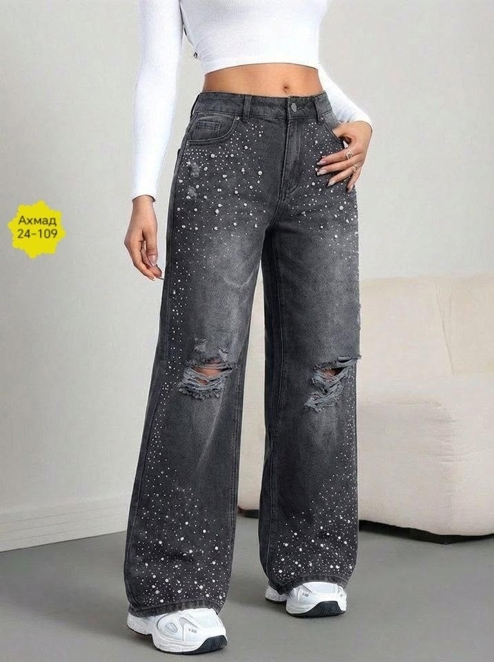 джинсы со стразами,женские джинсы со стразами,джинсы со стразами широкие,джинсы женские со стразами рваные,модные джинсы