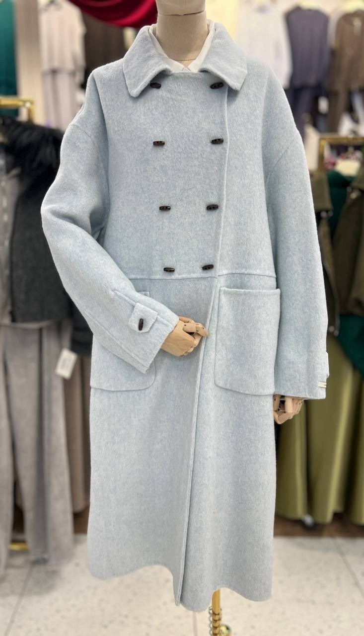 пальто модное,пальто зимняя,пальто голубое,пальто женское,пальто шерстяное