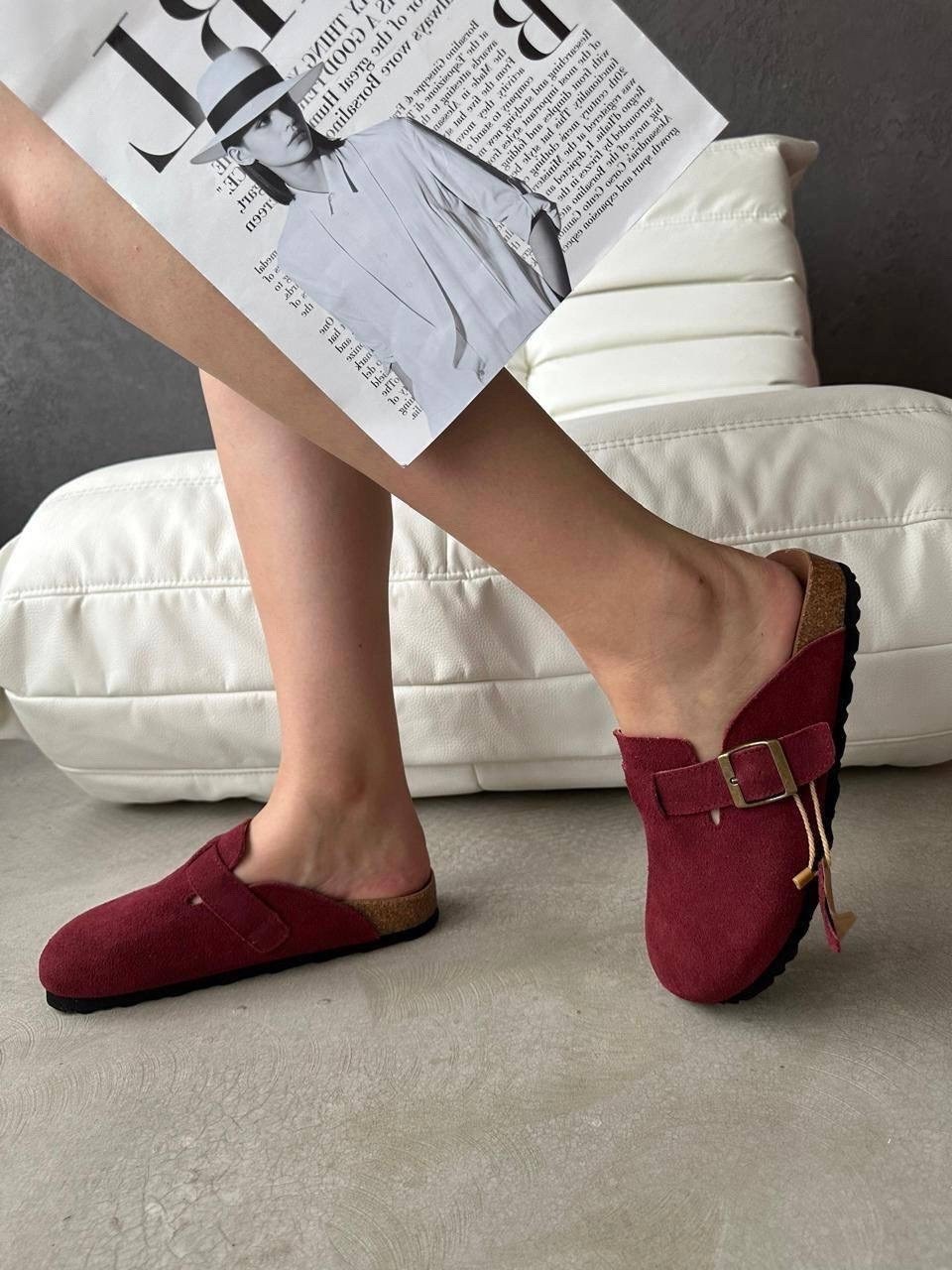 ,замшевые тапочки,обуви,домашние тапочки,сабо женские