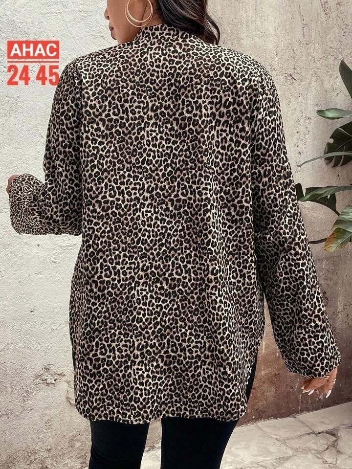 женская блузка,блузка леопардовая,блуза,женская блуза,рубашка леопардовая k118a258