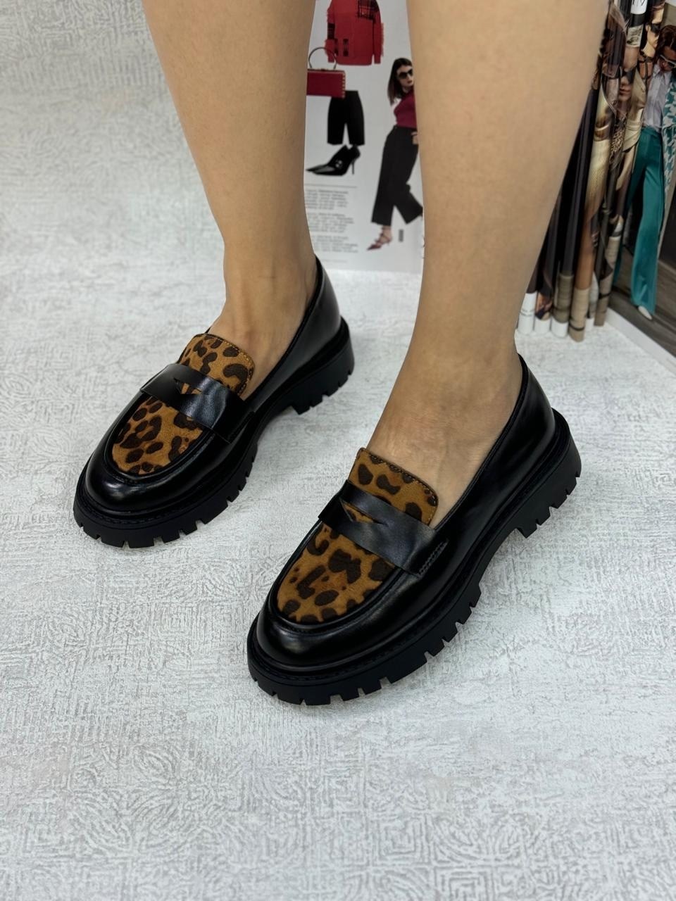 ,лоферы женские,леопардовые лоферы,женская ,лоферы женские коричневые