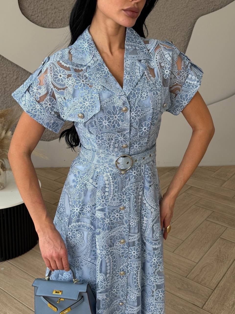 платья,нарядное платье,платье с поясом,кружевное платье,платье голубое