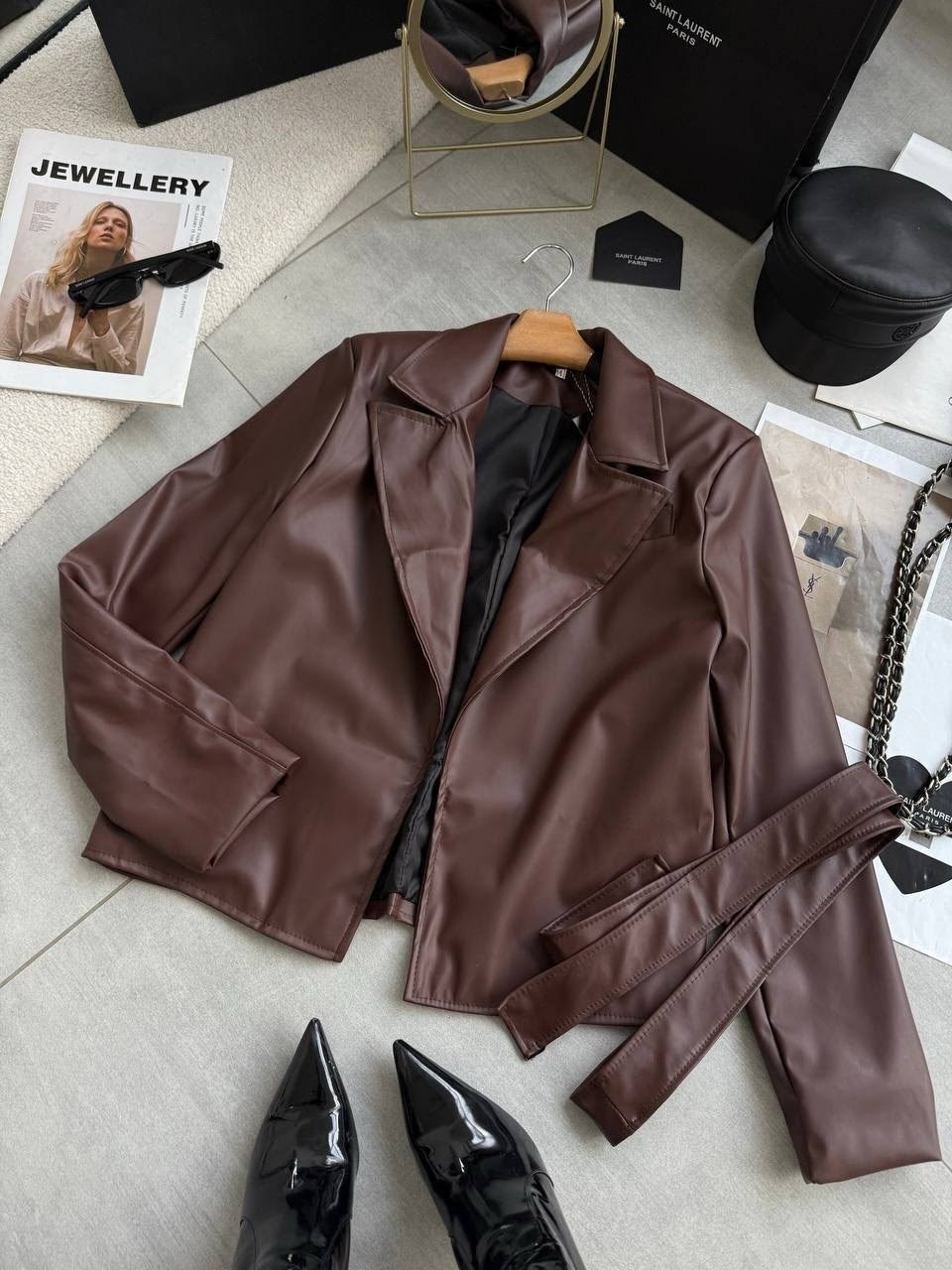 жакет из экокожи silvian heach,женские кожаные куртки,кожаный пиджак зара,кожаная куртка,кожаный пиджак женский