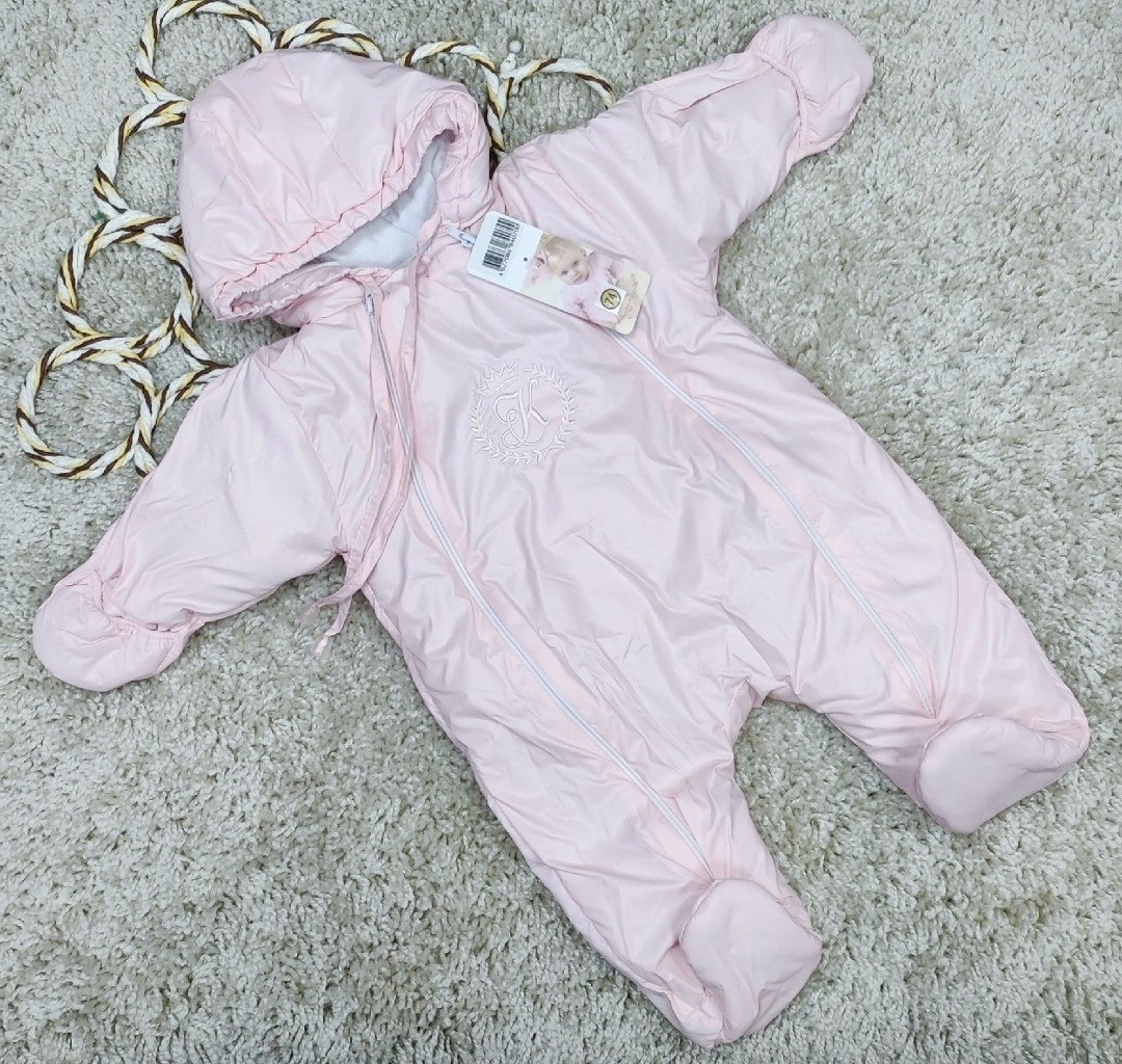 комбинезон демисезонный kerry 62,комбинезон молочный,комбинезон,зимний комбинезон для новорожденного,комбинезон демисезонный для новорожденного