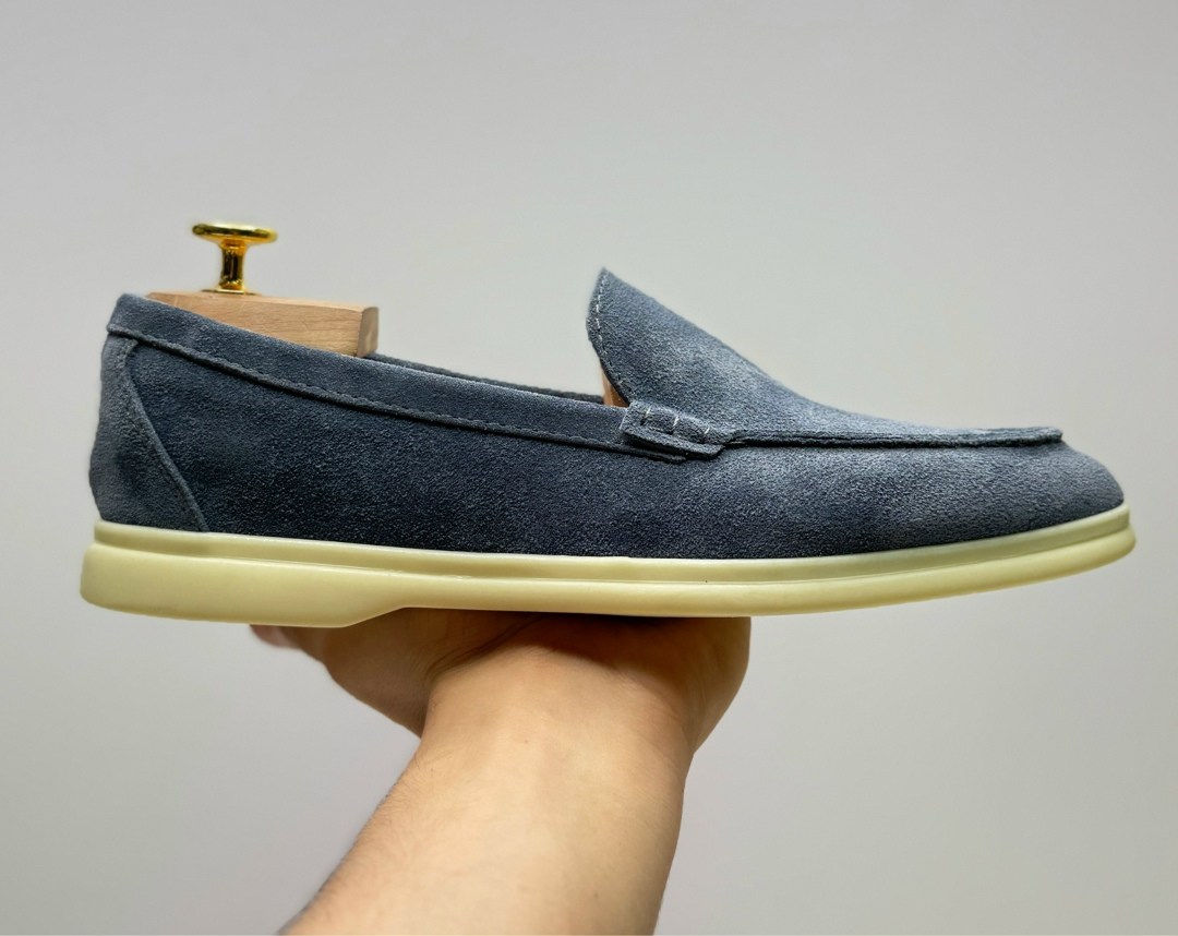 лоферы мужские ierdi ie145 голубые 40 ru,,мужские лоферы loro piana,лоферы loro piana,лоферы мужские замшевые