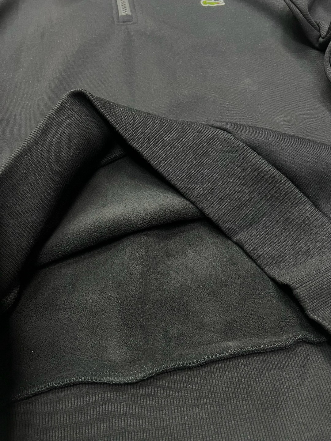 свитшот lacoste,кофта lacoste,мужская кофта,толстовка мужская lacoste casual черная xl,lacoste толстовка с высоким воротником черный