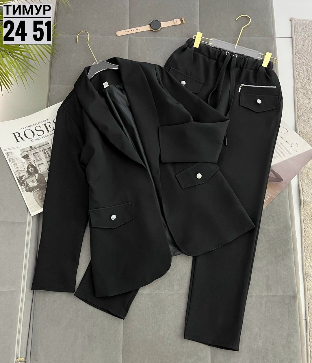 костюм двойка женский брючный,костюм женский брючный,женский красный брючный костюм,брючный костюм,костюм брючный 694 красный vilena