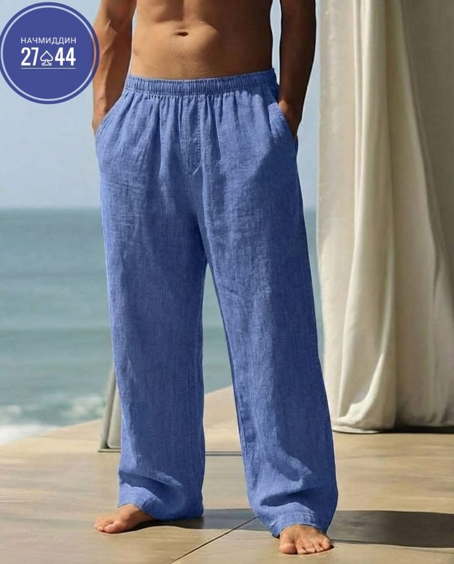 льняные брюки,мужские льняные брюки,мужские хлопковые льняные брюки,брюки мужские,мужские летние брюки
