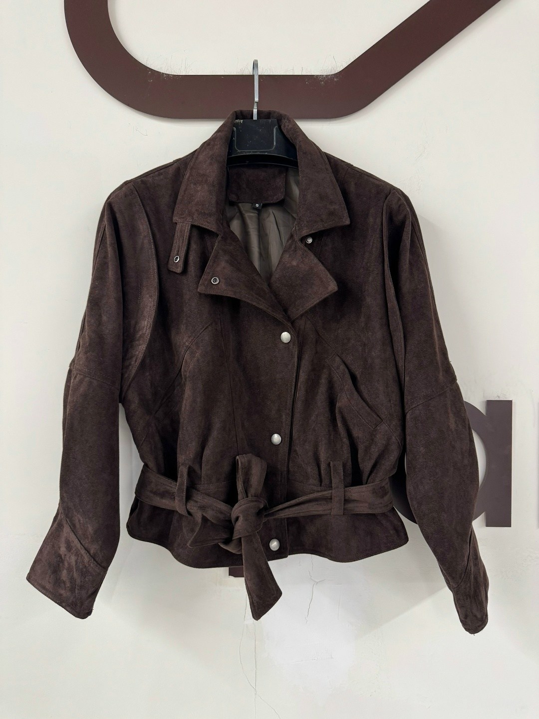 замшевая куртка,удлиненная замшевая куртка на кулиске mr-279-75-kr-z,женская куртка из замши шоколад,куртка замшевая женская,кожаная куртка