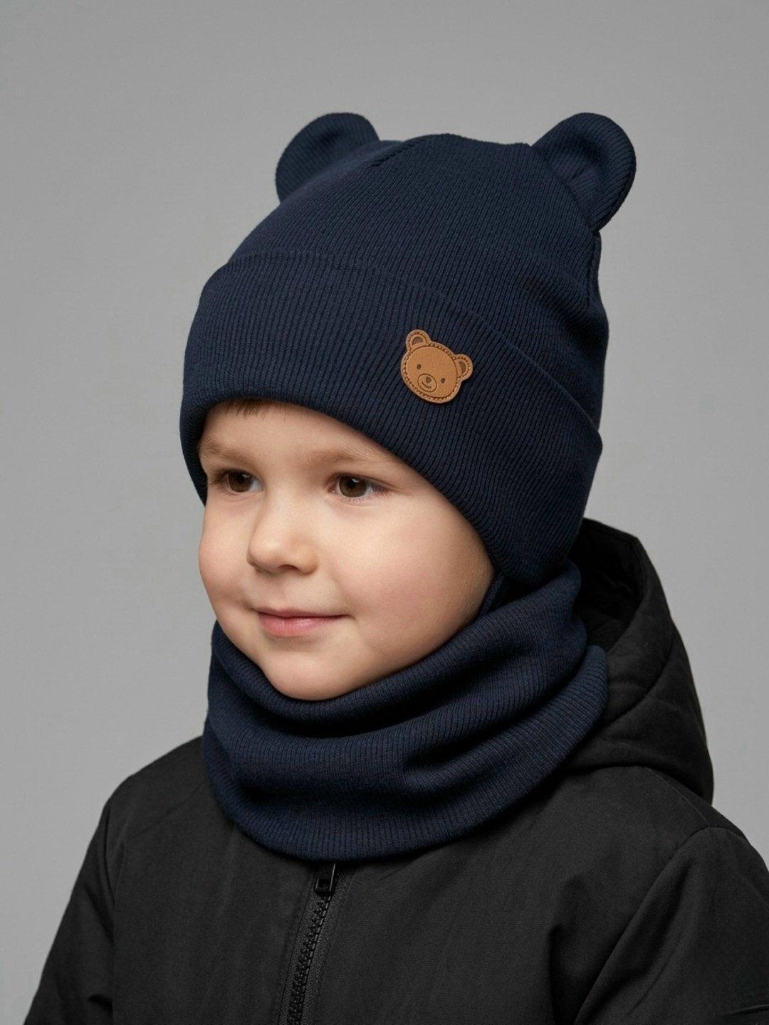 шапка для мальчика,шапка и снуд для мальчика,комплект шапка снуд,шапочка для мальчика,шапка для мальчика комплект со снудом