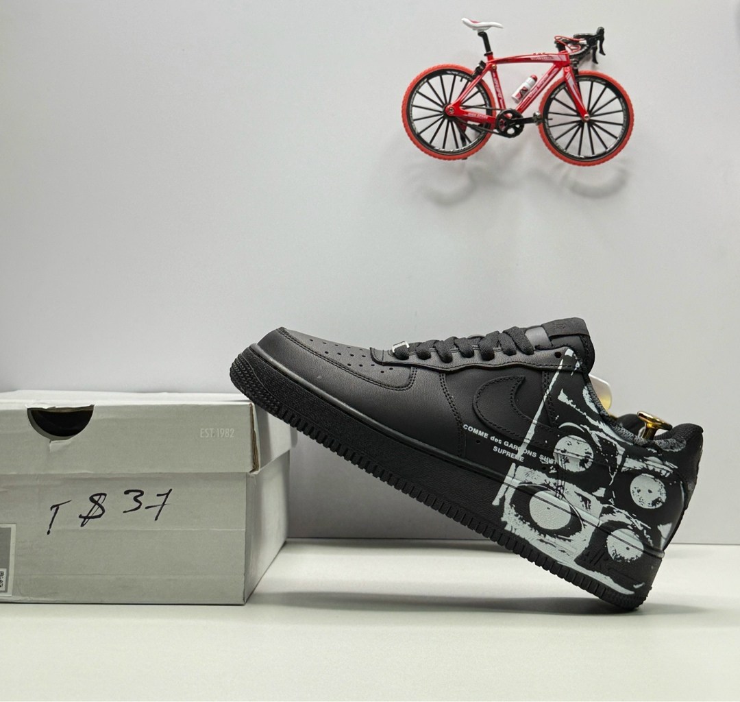 nike air force 1 supreme x cdg,кроссовки nike air force 1 supreme,кросcовки nike air force 1,nike air force 1 '07/ supreme/ cdg,кроссовки