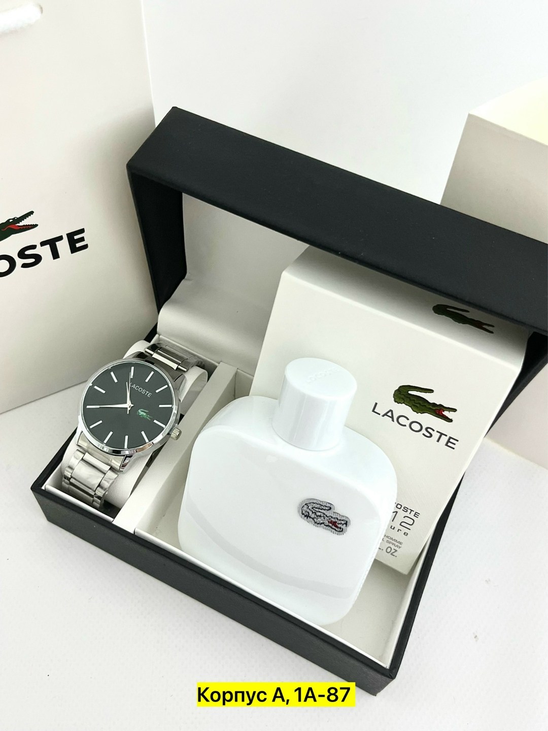 lacoste eau de lacoste l.12.12 vert edt 100 ml,lacoste eau de lacoste l.12.12. green (vert) 100 ml,lacoste eau de lacoste l 12 12,часы для мужчин,подарочные мужские наборы