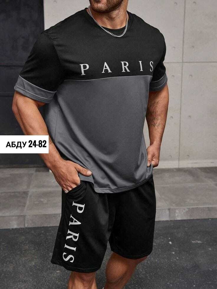 костюм спортивный мужской,костюм летний спортивный с футболкой и шортами,мужская мода,футболки мужские,костюм спортивный с шортами мужской