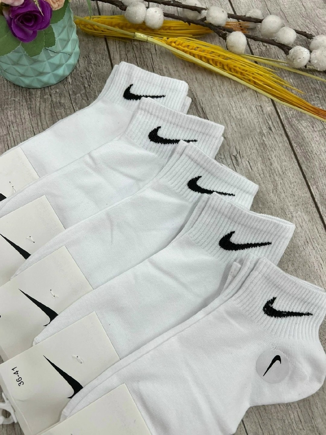 носки комплект 5 пар размер 41-47 белый,комплект носков nike,носки nike низкие спортивные набор 10 пар,носки короткие набор 10 пар,носки найк белые 10 пар средние набор хлопковые