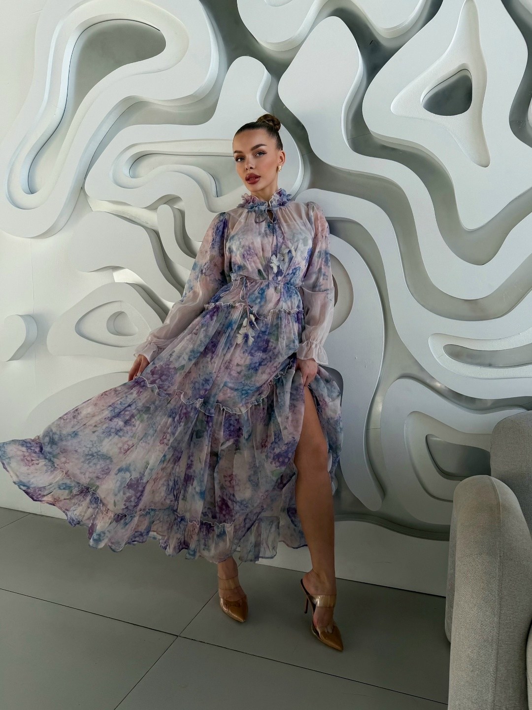 шифоновое платье,платье,платье стиль,платье женской,платье нежное