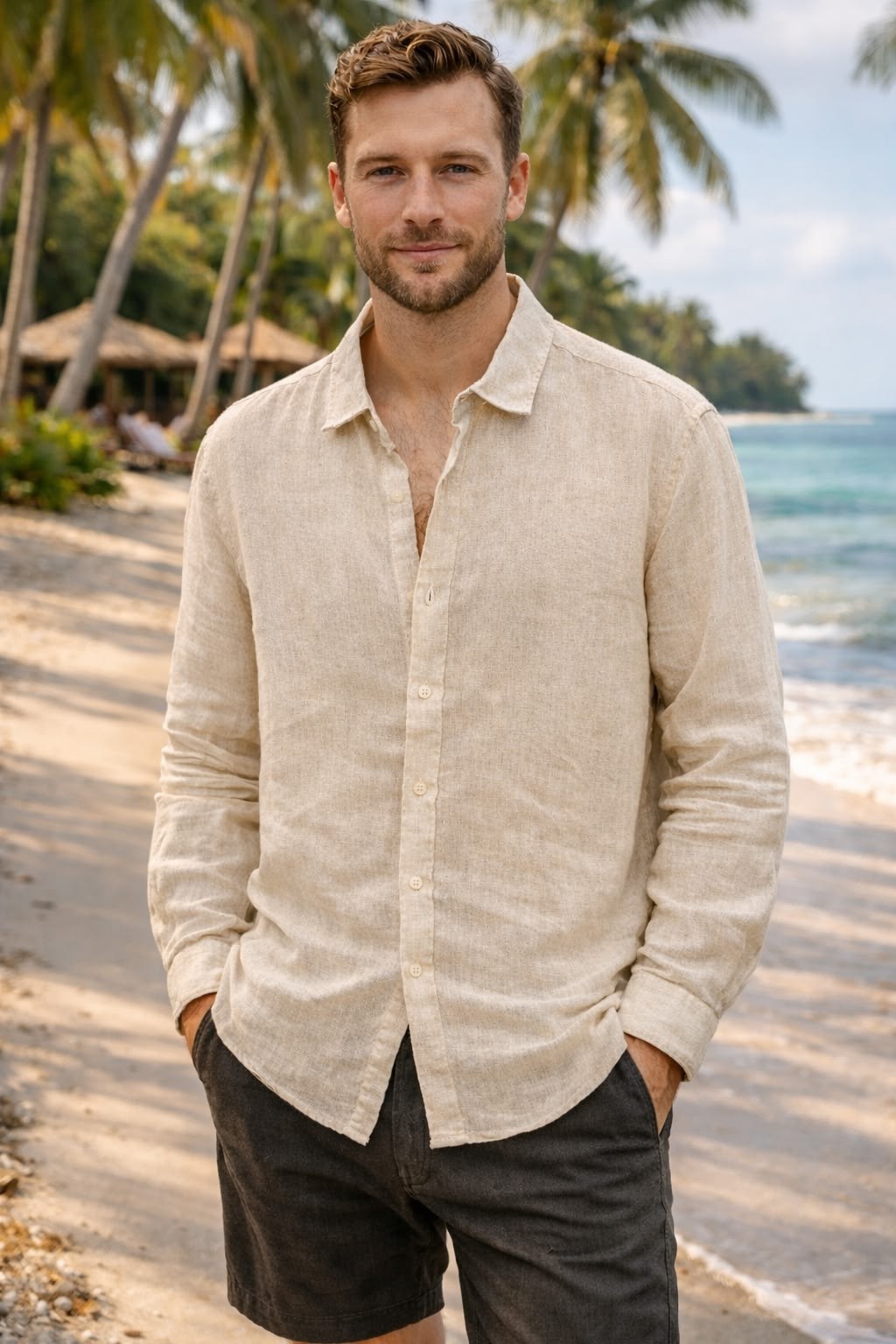 льняная рубашка мужская,рубашка мужская белая,льняная рубашка,белая льняная рубашка,летняя рубашка