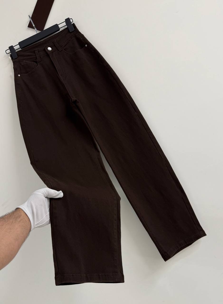 коричневые джинсы,широкие джинсы,брюки джинсы,джинсы детские gloria jeans gjn027583 темно-коричневый,женские джинсы