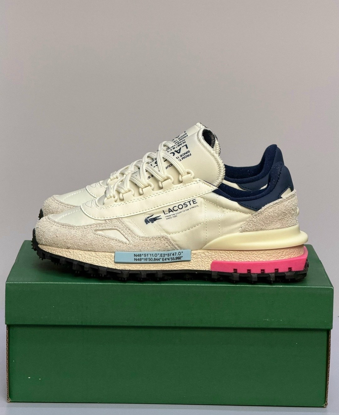 кроссовки lacoste elite active,кроссовки lacoste,кроссовки мужские lacoste,кроссовки женские lacoste elite active 223 бежевые 37 eu,кроссовки женские lacoste elite active 223 1 sfa