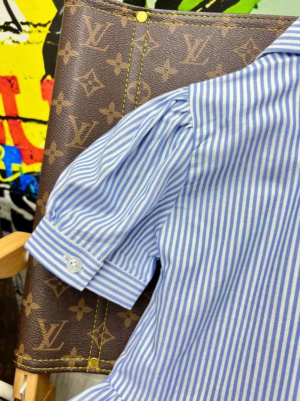 платье рубашка для девочки,голубое хлопковое платье в полоску для девочек от ralph lauren,для девочек платья,платья детские,платья для малышей