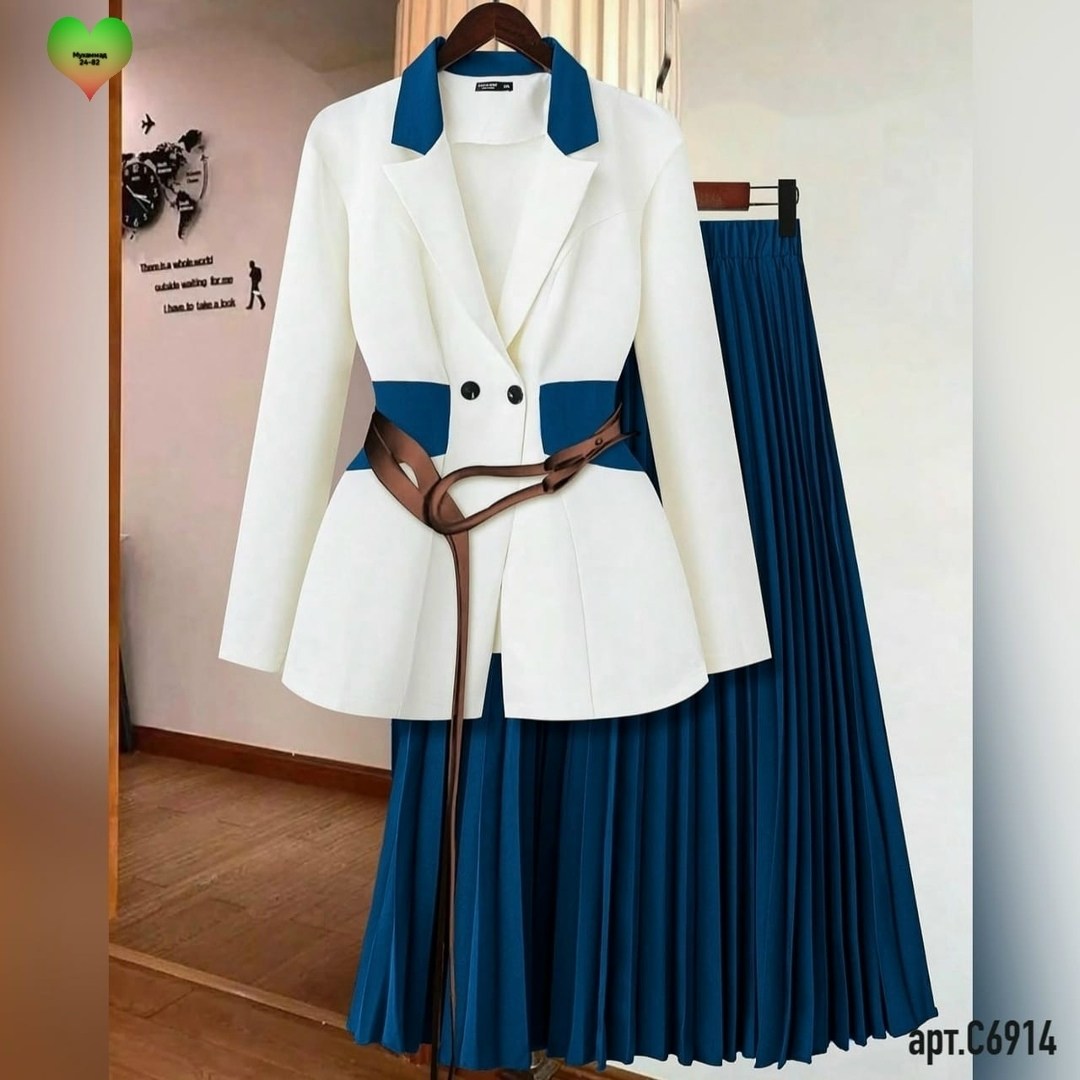 женский костюм с юбкой,костюм с юбкой плиссе,костюм женский с плиссированной юбкой,костюм с плиссированной юбкой,костюм с юбкой