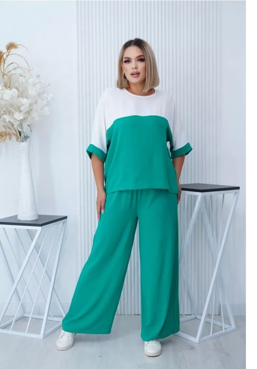 костюм двойка,костюм двойка "лазиза со вставкой лео",,женский костюм,костюм брючный больших размеров